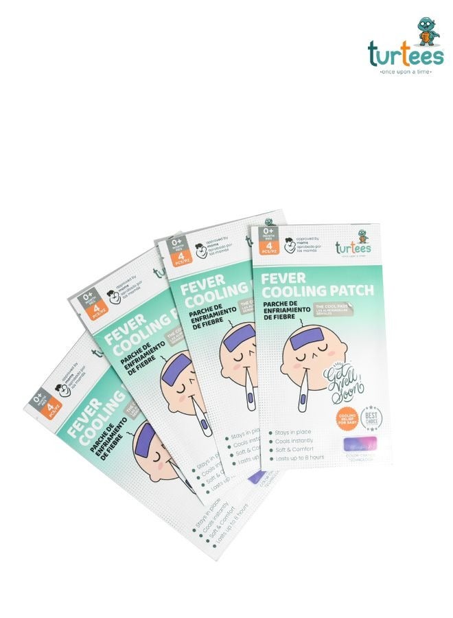 Turtees Baby Fever Indicator and , Fever Cooling Patch and Detector for Kids Soothes Baby Fever, Reduces Fever Pain and Discomfort - Image 2