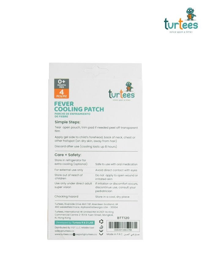 Turtees Baby Fever Indicator and , Fever Cooling Patch and Detector for Kids Soothes Baby Fever, Reduces Fever Pain and Discomfort - Image 4