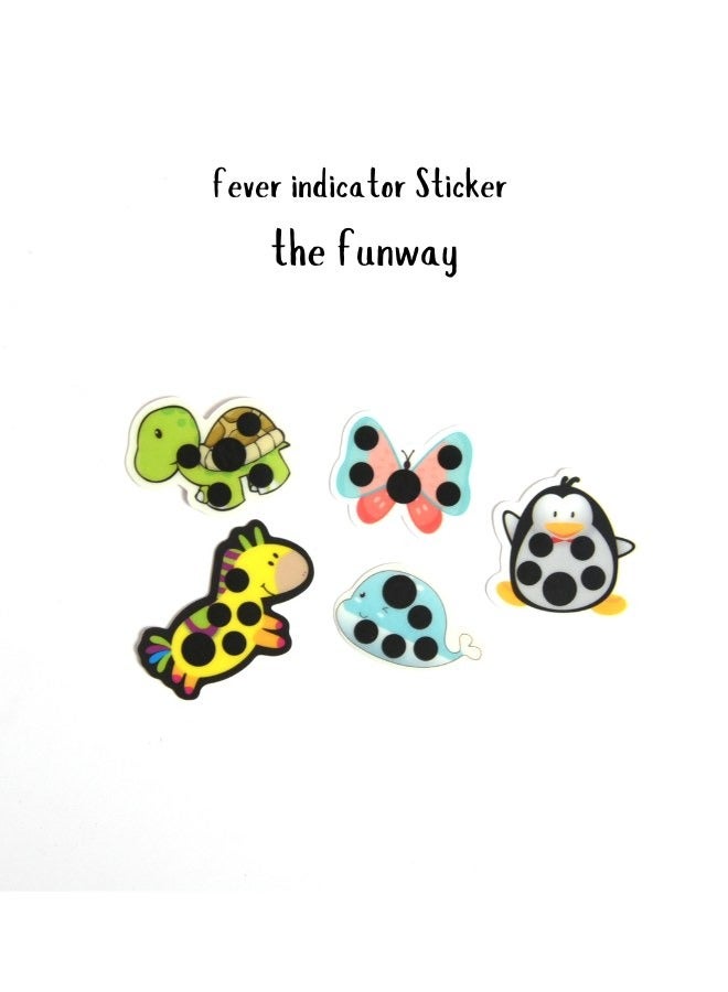 Turtees Baby Fever Indicator and , Fever Cooling Patch and Detector for Kids Soothes Baby Fever, Reduces Fever Pain and Discomfort - Image 4