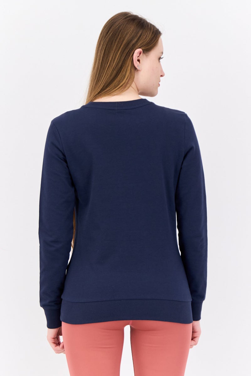 PUMA Women Regular Fit Outdoor Sweatshirts, Navy  - Image 3