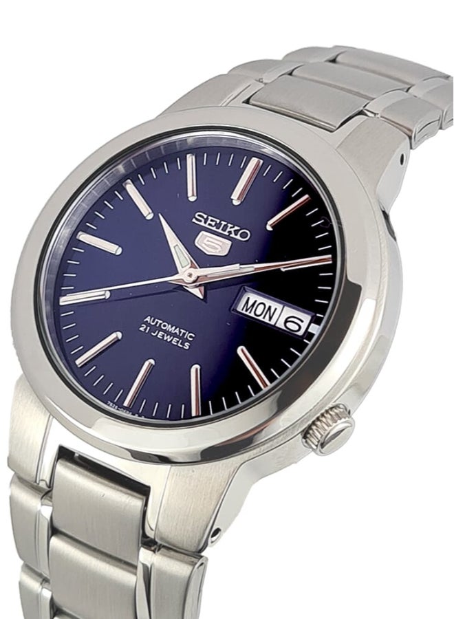 Seiko Classic 21 Jewels 37 mm Stainless Steel Watch for Men SNKA05K1 - Image 2
