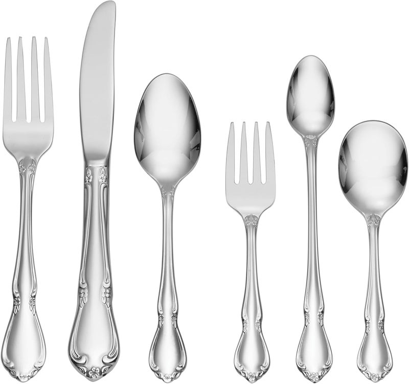 Oneida Baby/Child Chateau 6-Piece Progress Flatware Set in Silver - Image 1