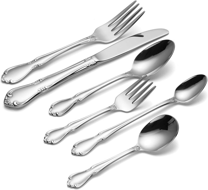 Oneida Baby/Child Chateau 6-Piece Progress Flatware Set in Silver - Image 2