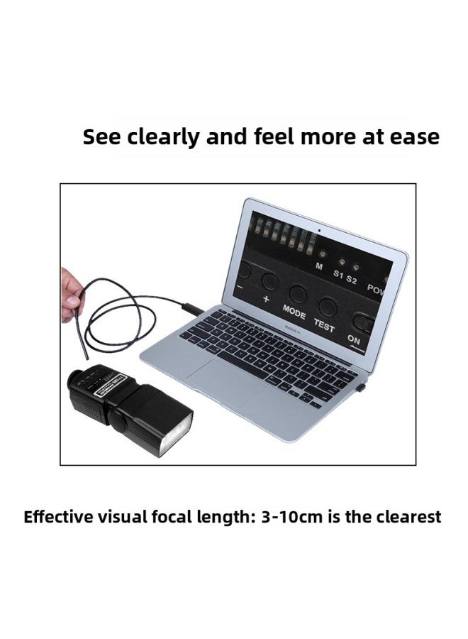 Spot HD Android Mobile Phone Computer 2-in -1 Industrial Endoscope Pipeline Auto Repair Waterproof Macro Camera-Color:Black 1m Flexible Cord - Image 4