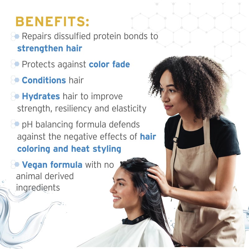 Hyalogic Hair Bonding Treatment Hyabond w/Hyaluronic Acid (HA), TeraBond & Pro-Vitamin B5 8oz - Spa Quality Repair of Split Ends, Color, Bleaching, Heat and Chemical Damaged Hair - Image 4