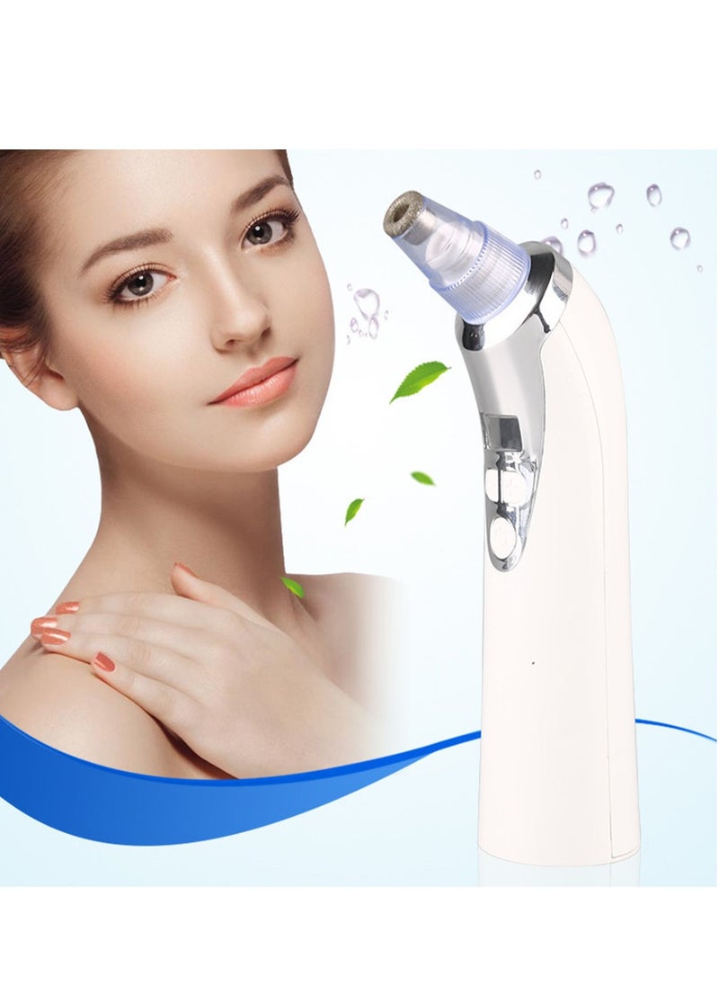 ماركة غير محددة Blackhead إزالة المسام الفراغ تنظيف المسام الوجه 5 امتصاص الطاقة القابلة لإعادة الشحن Blackhead الفراغ مجموعة للنساء والرجال  - Image 4
