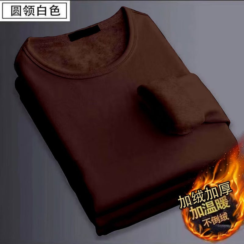 Standard Trendy Fashion Trendy Brand Trendy Round Neck Long Sleeve Japanese T-Shirt Urban Style Daily Men'S Youth Popular Winter - Image 2
