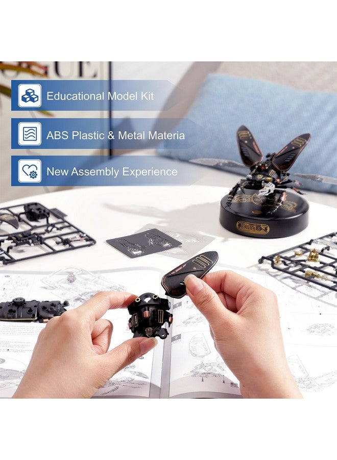 Robotime Mi03 Model Kits For Adults/Teensstorm Beetle Model Building Kits115 Pieces Mechanical 3D Puzzlebirthday Gift For Menaesthetic Desk Toy Decor - Image 2