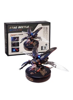 Robotime Mi03 Model Kits For Adults/Teensstorm Beetle Model Building Kits115 Pieces Mechanical 3D Puzzlebirthday Gift For Menaesthetic Desk Toy Decor  - Image 1