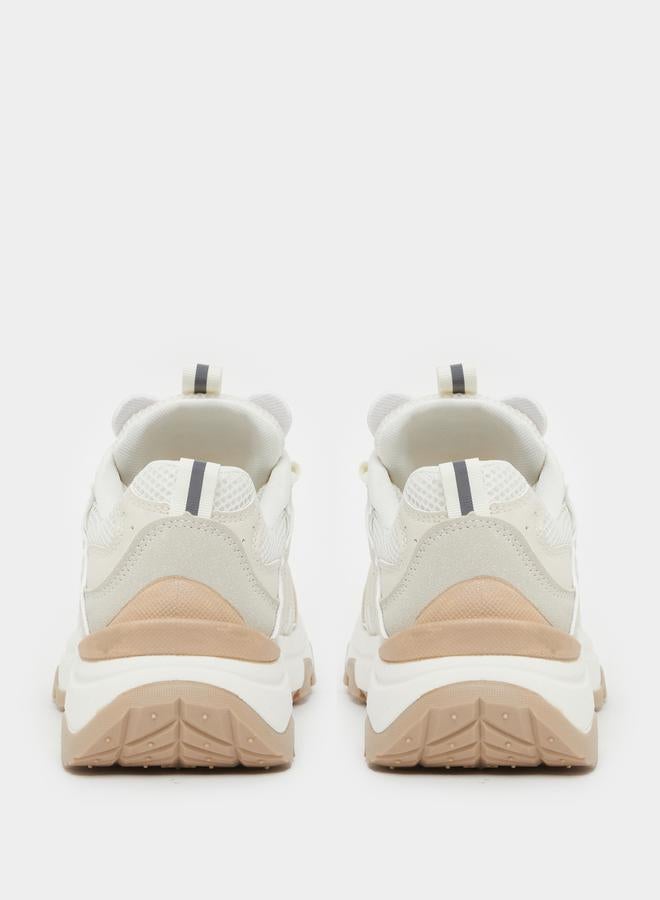Styli Chunky Sole Lace Up Sneakers  - Image 4