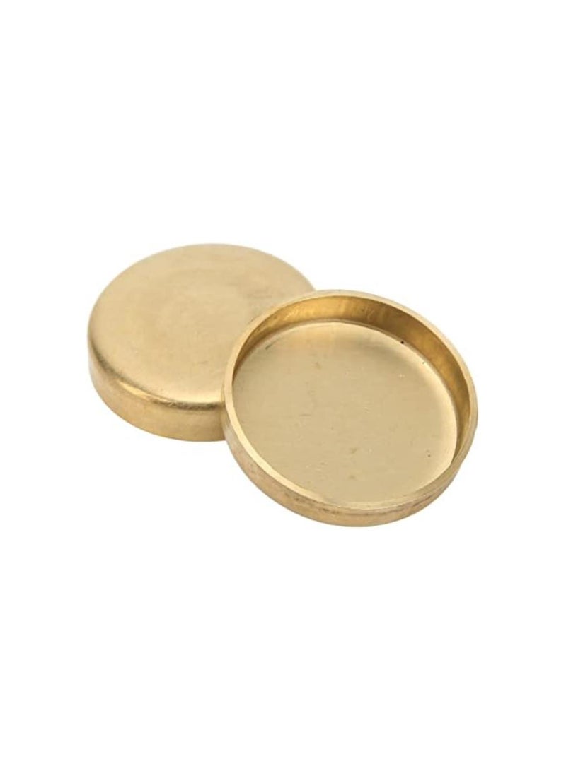 Brass Freeze Plug,351 Windsor Freeze Plugs Engine Expansion Plugs Replacement, Brass Freeze Plug Kit Mpe 108Br Replacement,351 Windsor Freeze Plugs for Ford Small Block 255Ci 260Ci 289Ci 302Ci 351Ci