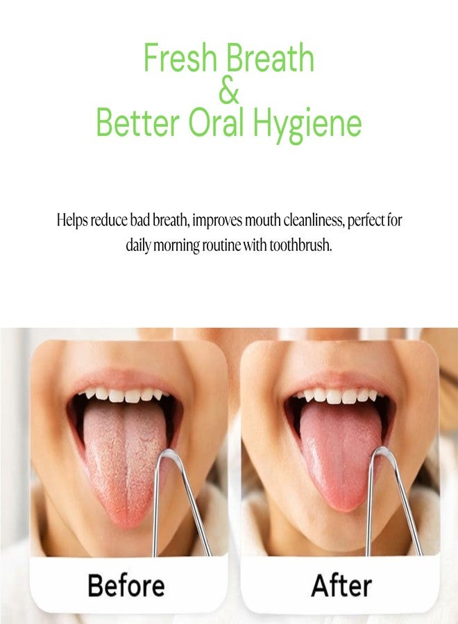 FLASHFOX Premium Stainless Steel Tongue Cleaner for Kids (2-5 Years) | Smooth & Safe Tongue Scraper | Fresh Breath & Better Oral Hygiene (1, For Kids) - Image 5