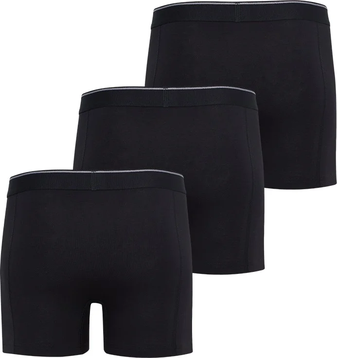 Blackspade Men's Boxer 3 Pack Tender Cotton 9673 - Black