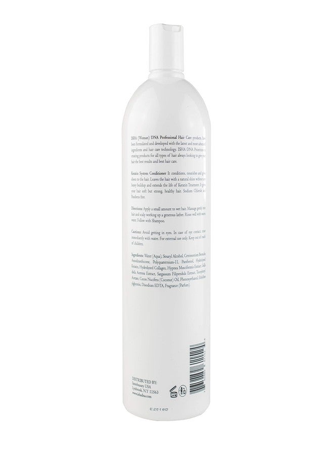 ISHA DNA Keratin Treatment System Conditioner - Sulfate and Parabens Free - Perfect for Keratin Treated Hair - Infused with Coconut Oil - For All Hair Types. (32 Fl Oz.) - Image 2