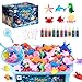 TMOL Magic Water Elf Toy Kit Aqua Fairy Water Gel Kit for Kids with 10 Magic Gel 6 MoldsMake Your Own Water Pets Squishy Toys Craft Kits for Kids Ages 8 9 10 Years Old - Image 2