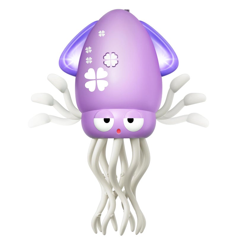 MACALOCA Dancing Squid Baby Toy Dancing Octopus Tummy Time Toys for Toddlers Infant Crawling Walking Baby Toys with Music Light for 36 612 1218 Kids Girls 1st Baby Easter Basket Stuffers Birthday Gifts - Image 3