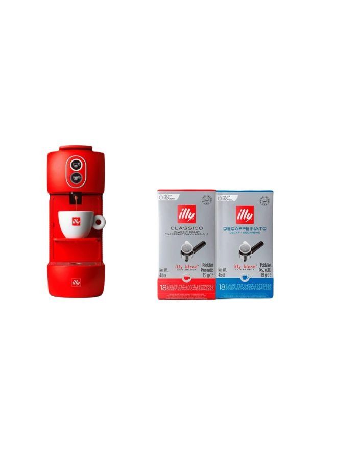 Illy Classico Pods Decaffeinated Medium Roast Classic with Notes Of Chocolate and Caramel 100% Arabica Coffee, All Natural, No Preservatives, 18 Count - Image 3