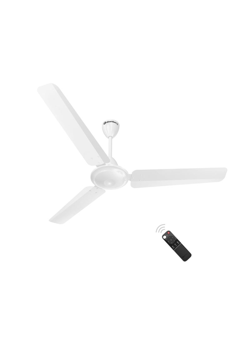 Generic - atomberg Ameza 1200mm BLDC Ceiling Fan with Remote Control | BEE 5 star Rated Energy Efficient Ceiling Fan | High Air Delivery | 1+1 Year Warranty (Gloss White) - Image 1
