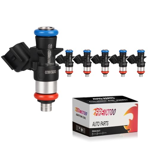 FIREMOTOO Fuel Injectors Pack of 6 4 Holes Compatible with Jeep Cherokee 32L V6 2014 2015 2016 2017 - Image 1