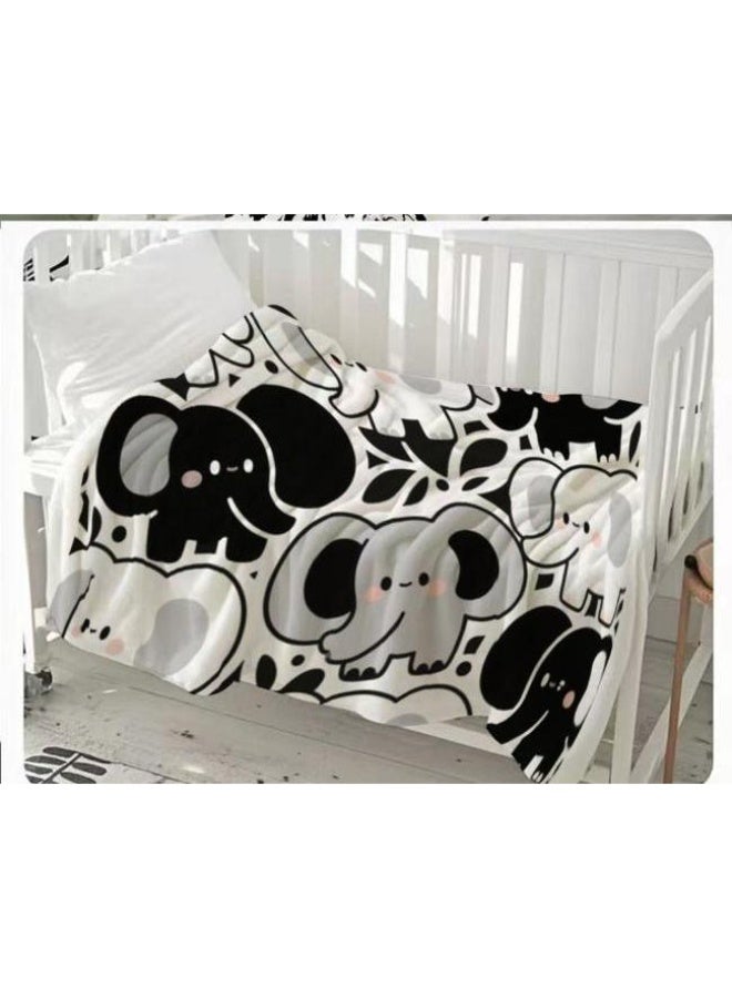 general Baby and children's cartoon flannel thin blanket (warm and comfortable, suitable for sleep, game use) 70cm*100cm - 56 - Image 1