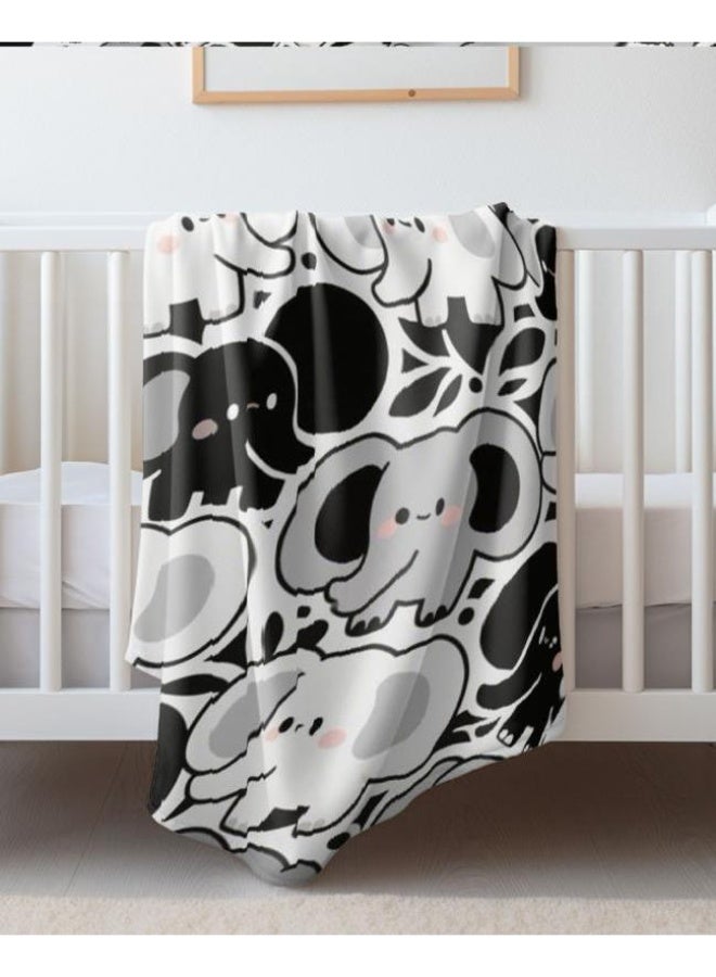general Baby and children's cartoon flannel thin blanket (warm and comfortable, suitable for sleep, game use) 70cm*100cm - 56 - Image 4