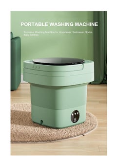 Furtey Small Portable Washing Machine Mini Washer 6.5L High Capacity with 3 Modes Deep Cleaning for Underwear Baby Clothes Small Items Foldable Washing Machine for Apartments Camping Travel Pink  - Image 2