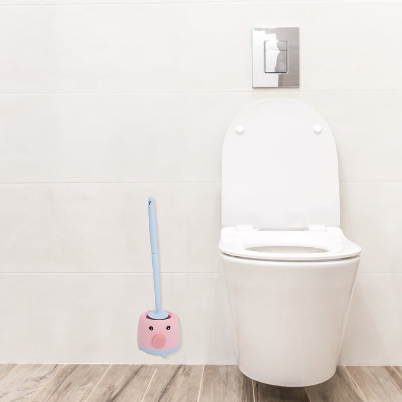 🚽 فرش تنظيف للمرحاض بمقبض طويل للتنظيف العميق في الحمامات والمرحاض العام - Image 5