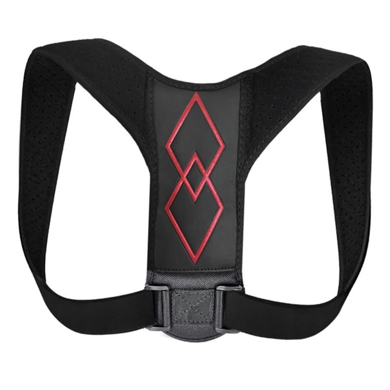 Adjustable Posture Corrector Belt For Men And Women With Nylon PU Leather Support - Image 2