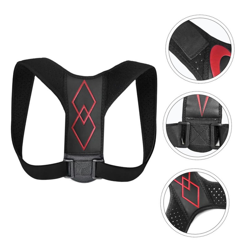 Adjustable Posture Corrector Belt For Men And Women With Nylon PU Leather Support - Image 5