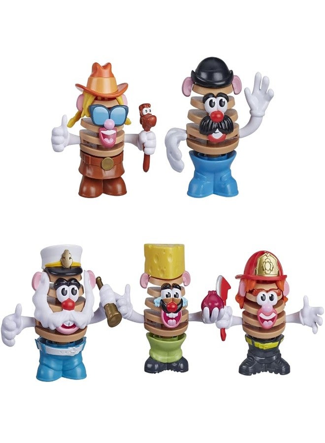 Mr. Potato Head Mr Potato Head Chips Figures 5-Pack: Barb A. Cue, Saul T. Chips, Ranch Blanche, Cheesie Onionton, Original, Toy for Kids Ages 3 and Up (F0361) - Image 1