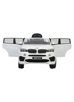 Lovely Baby Lovely Baby 12V Electric Ride On Powered Riding Car For Kids LB 6661EL Roadster Motorized Toy Car with Remote Control Eva Wheels LED Lights & Music White  - Image 2
