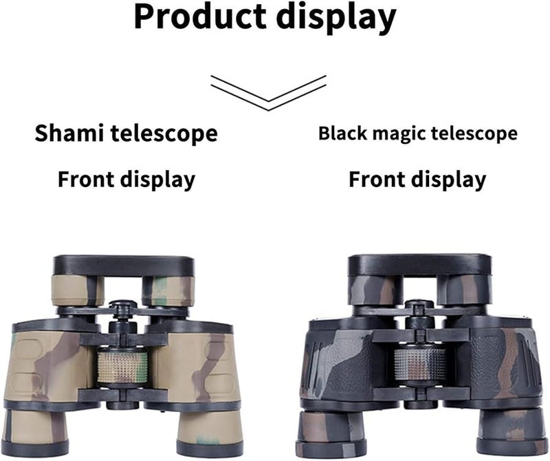 Brown 8x40 Binoculars For Adults Outdoor Bird Watching Hiking Travel Astronomy - Image 4