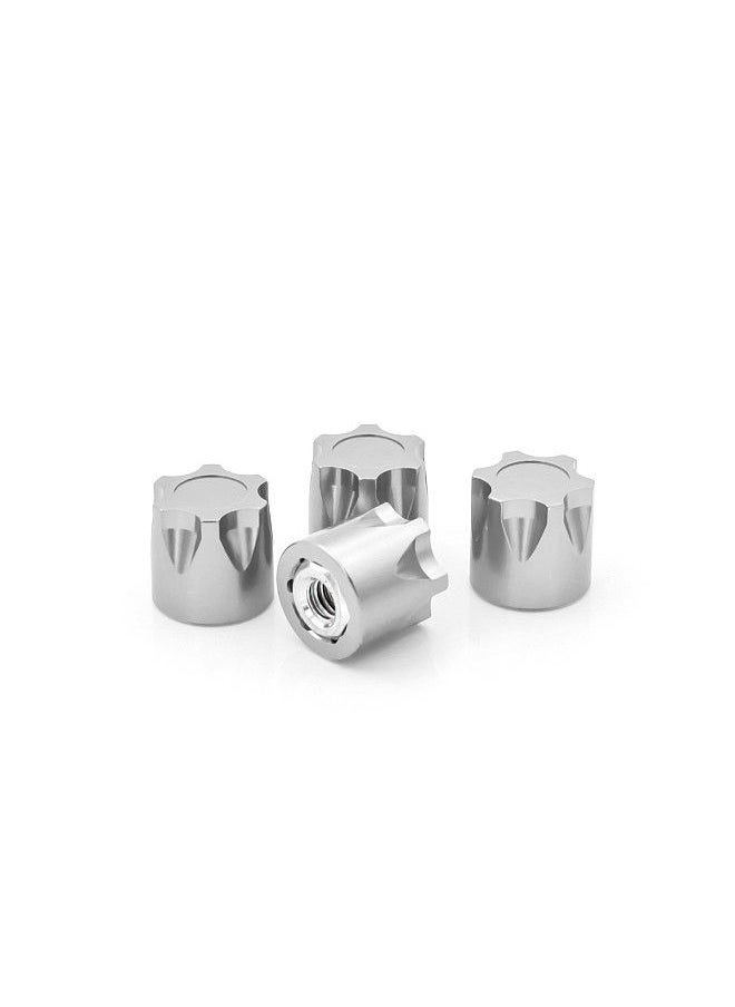 Generic - 4PCS Aluminium Wheel Rim Center Cap M4 Nut Replacement for TRAX4 TRAX6 SCX10 90046 Redcat Gen8 Tamiya MST CFX VS4-10 1/10 Remote Control Crawler - Image 1