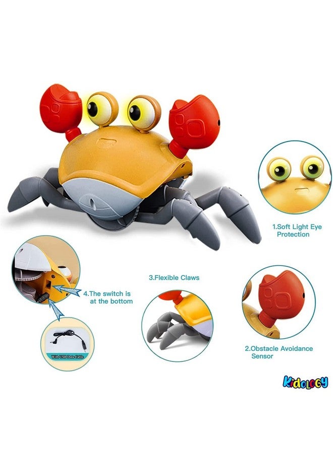 Magicwand Musical,Crawling Tummy Time Crab for Toddlers & Kids with Music 【Pack of 1】【Colors As Per Stock】 - Image 3