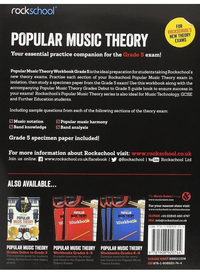 null - Rockschool: Popular Music Theory Workbook Grade 5 - Image 1
