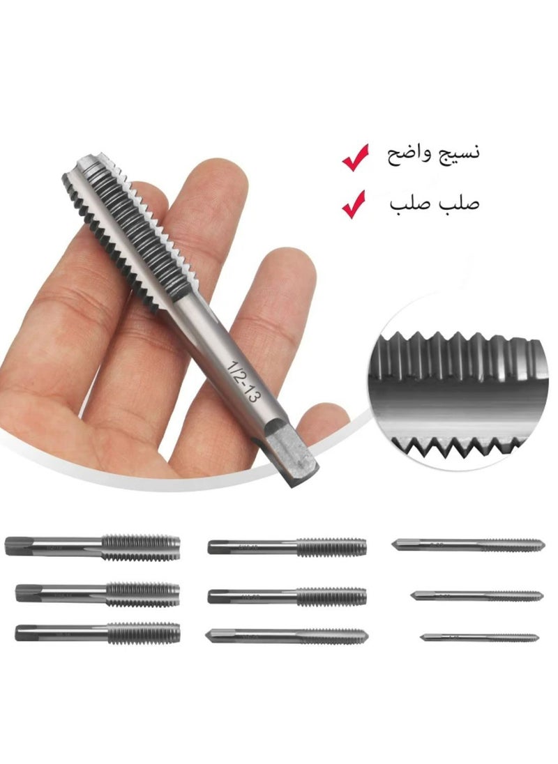 ماركة غير محددة - مجموعة 32 قطعة من أدوات إصلاح البراغي المكسورة ، مجموعة إعادة تشكيل عالية الدقة مع حقيبة تخزين لقطع الخيوط الخارجية والداخلية - Image 1