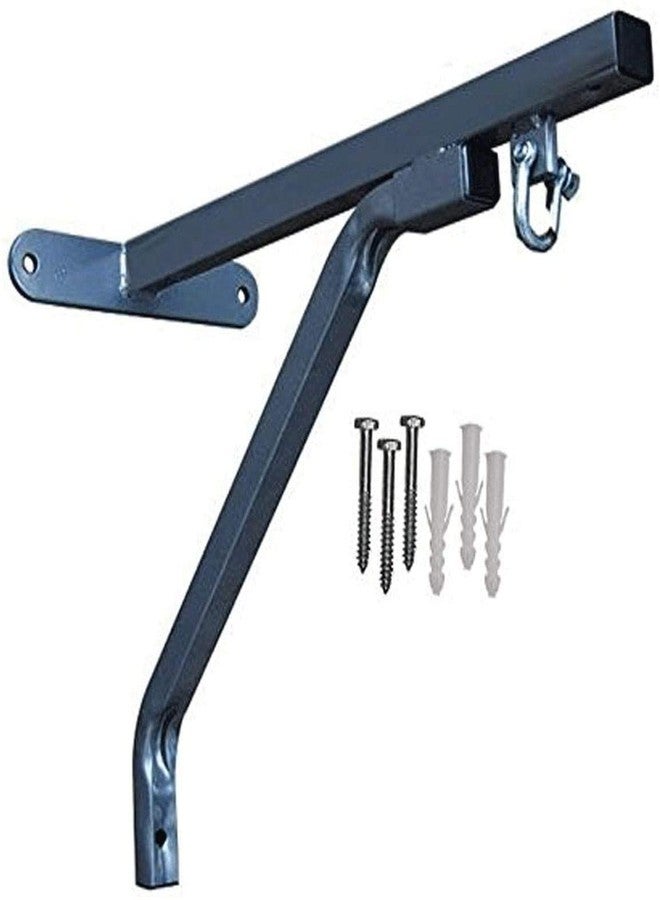 IWIN Heavy Duty Wall Mounted Punching Bag Bracket, Stand with Bolts and Fasteners (Black) - Image 2