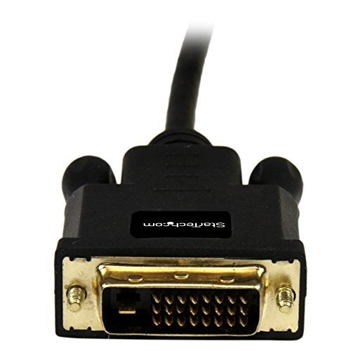 StarTech.com 6ft (1.8m) Mini DisplayPort to DVI Cable - Mini DP to DVI Adapter Cable - 1080p Video - Passive mDP 1.2 to DVI-D Single Link - mDP or Thunderbolt 1/2 Mac/PC to DVI Monitor (MDP2DVIMM6B) - Image 3