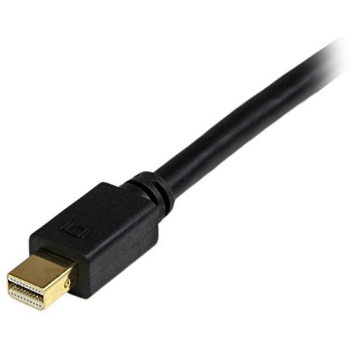 StarTech.com 6ft (1.8m) Mini DisplayPort to DVI Cable - Mini DP to DVI Adapter Cable - 1080p Video - Passive mDP 1.2 to DVI-D Single Link - mDP or Thunderbolt 1/2 Mac/PC to DVI Monitor (MDP2DVIMM6B) - Image 4