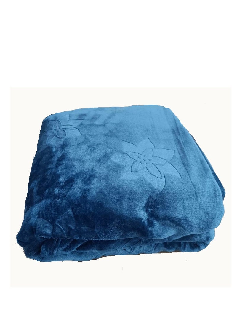 GB Embossed Design  for All Season Roll Blanket for  Throw  Sofa & Bed Comfortable and Soft - Image 2