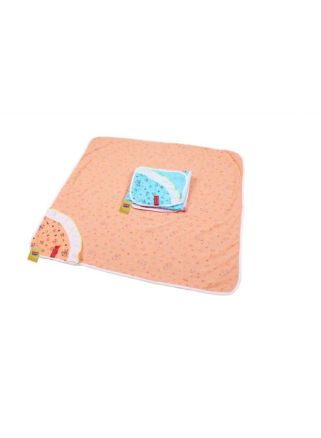 فاريتو مجموعة من 5 قطع من القطن للأطفال حديثي الولادة الأكثر استخدامًا في عبوة واحدة - أزرق (من 0 إلى 6 أشهر) إجمالي العناصر: 30، صديقة للبشرة - Image 4