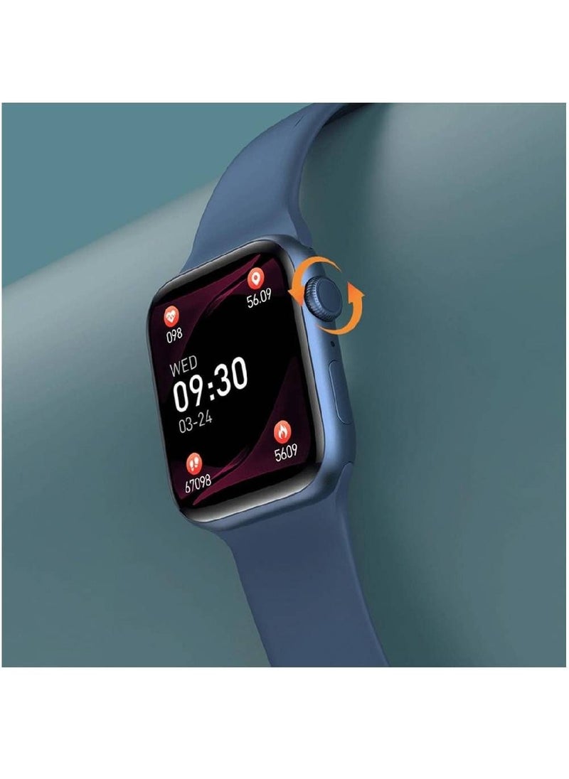 miYou New Bluetooth Call Men/Women Sports Fitness Tracker Smartwatch For IOS Android - Blue  - Image 3