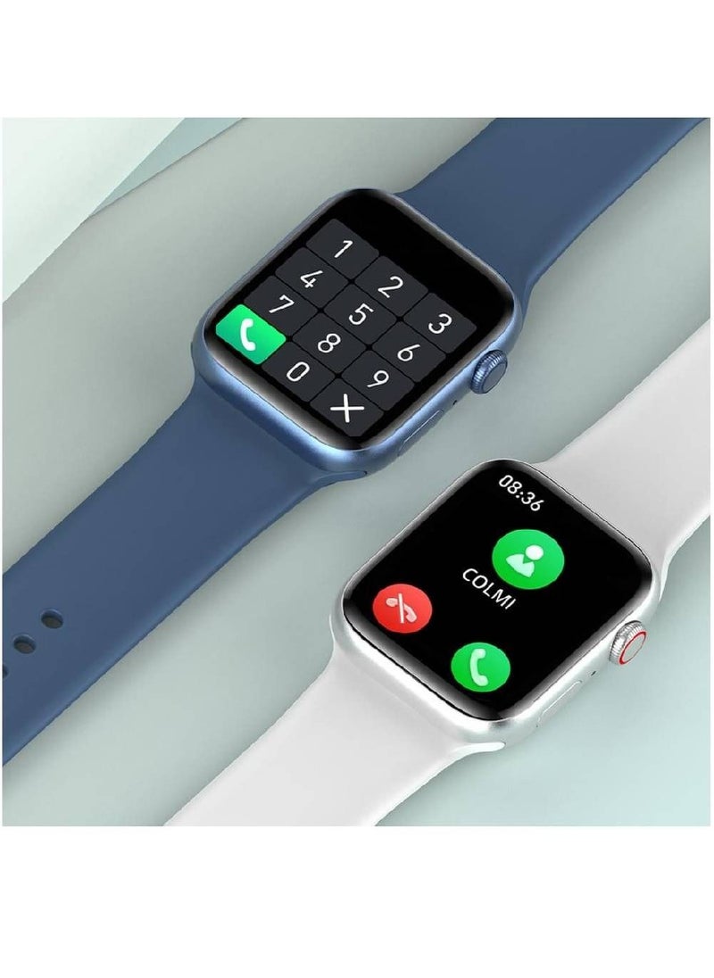 miYou New Bluetooth Call Men/Women Sports Fitness Tracker Smartwatch For IOS Android - Blue  - Image 2