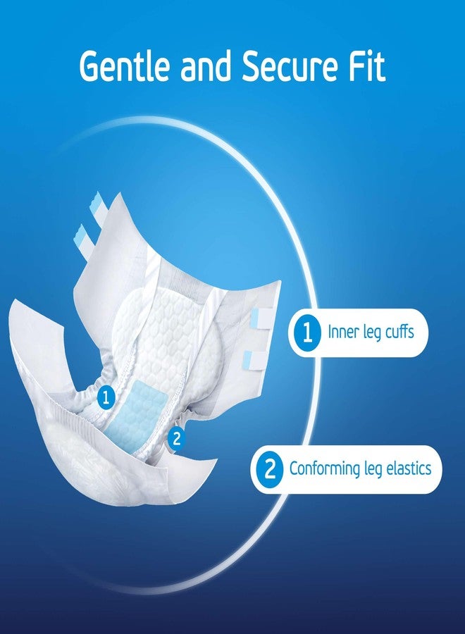 TenderGentle 2XL Adult Diapers for Women and Men - 12 Bariatric Disposable Briefs with Tabs and Stretchable Side Panels - Breathable with Maximum Absorbency - Image 4