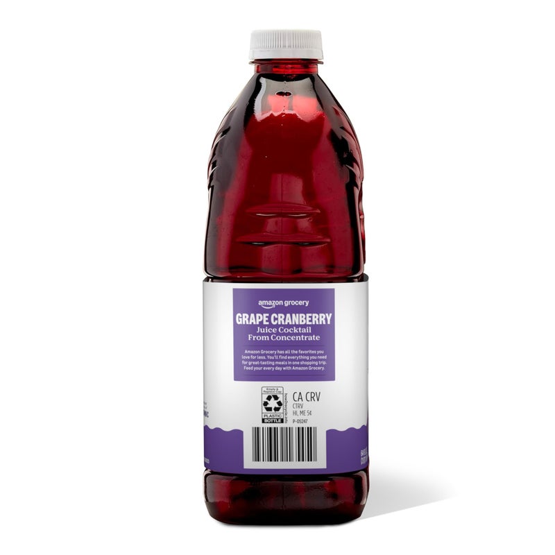Amazon Grocery, Grape Cranberry Juice Cocktail, 64 Fl Oz (Previously Happy Belly, Packaging May Vary) - Image 4