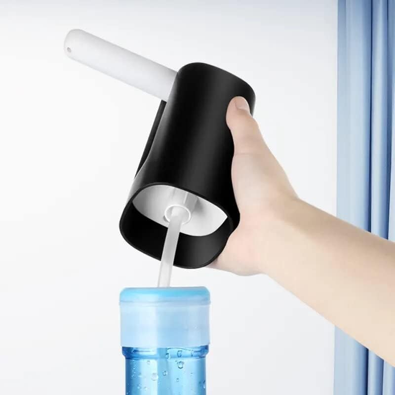 HETZON SALES 5 Gallon Foldable Water Bottle Pump, Portable Wireless Electric Water Bottle Pump, USB Rechargeable Automatic Drinking Water Dispenser, Ideal for Home, Kitchen, Office, Outdoor (Black) - Image 3