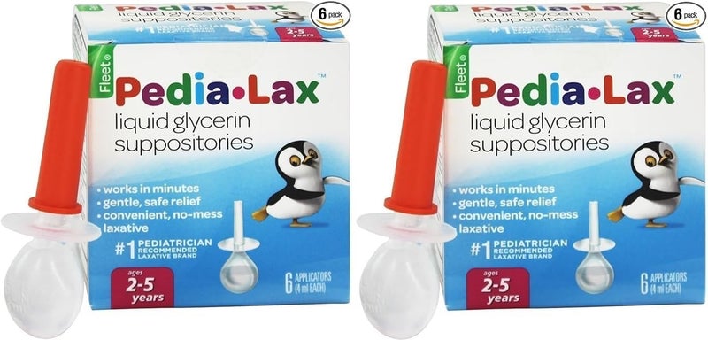 Fleet Fleet Pedia-Lax Enema - 2.25 oz - 6 ct (Pack of 2) 