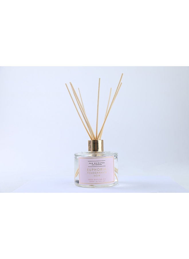 Pan Home Euphoria Pomegranate Noir Reed Diffuser 200ml Clear - Image 3