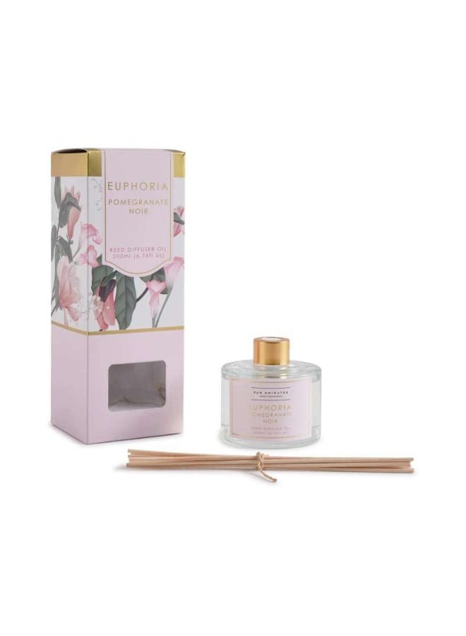 Pan Home Euphoria Pomegranate Noir Reed Diffuser 200ml - Clear - Image 3