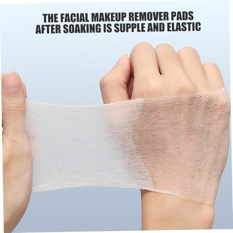 240 قطعة من وسادات القطن المطاطية للوجه لإزالة المكياج والتقشير للاستخدام الجاف والرطب - Image 5